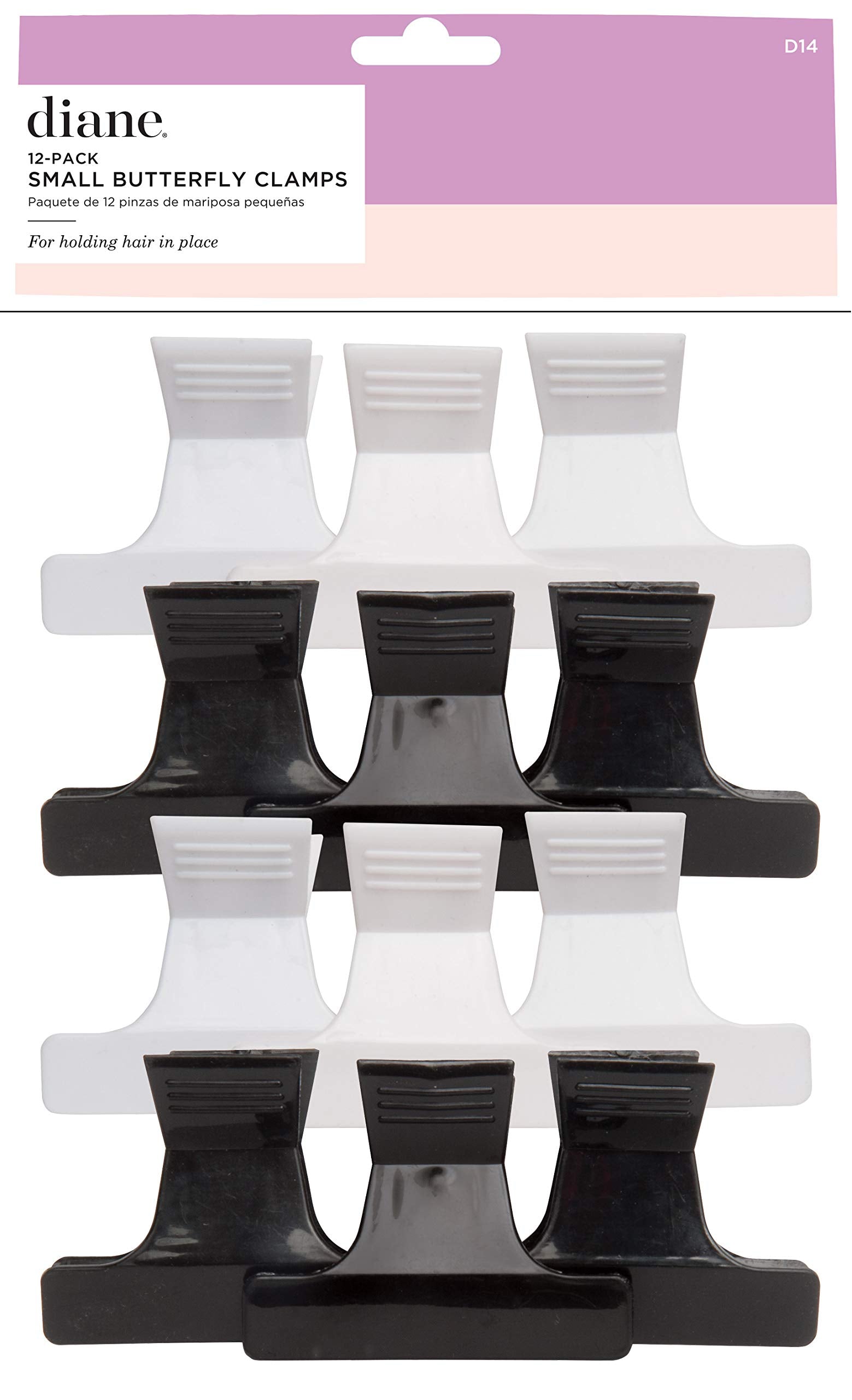 Diane Butterfly Clips Small, 12/Bag